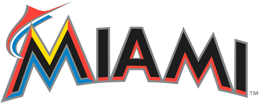 Miami Marlins 2012-2018 Wordmark Logo iron on heat transfer